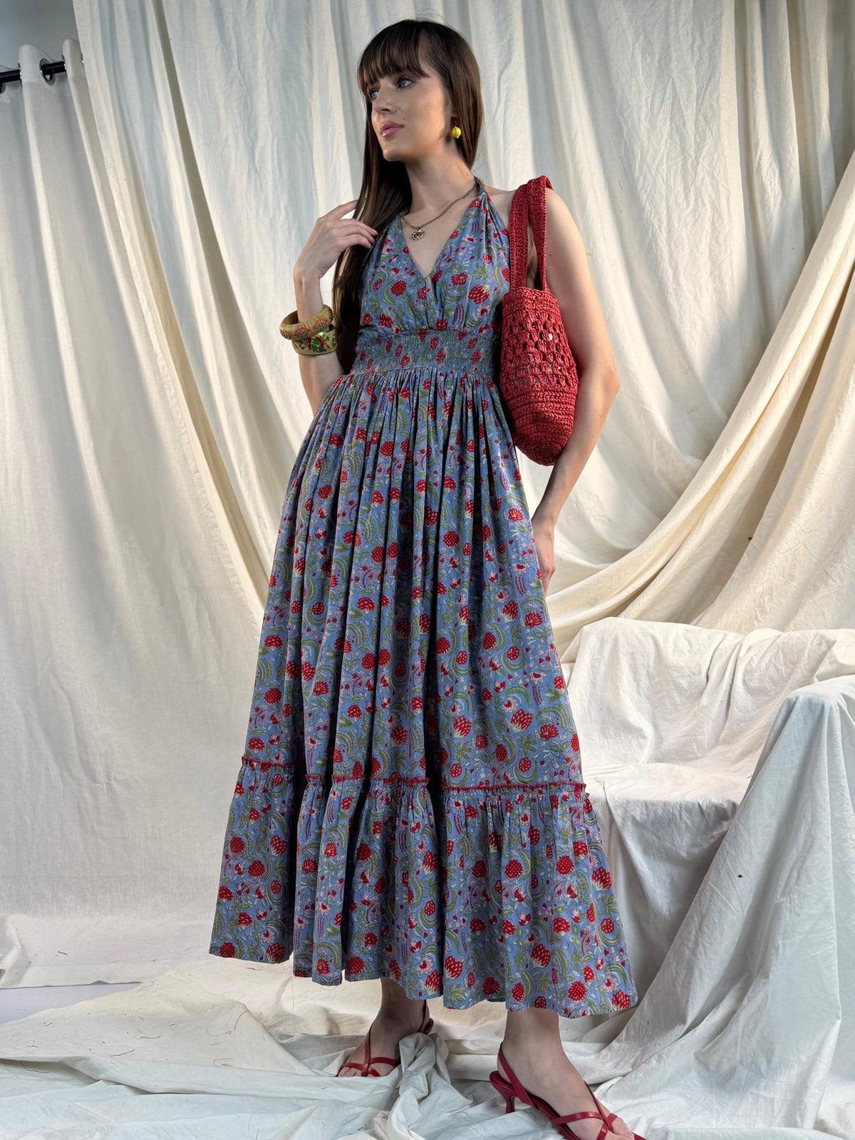 BOHO FLORAL DRESS
