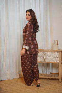 Apricot Farshi Salwar Set