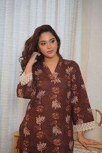 Apricot Farshi Salwar Set