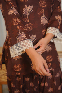 Apricot Farshi Salwar Set