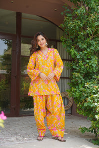 Marigold Farshi Salwar Set