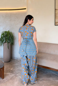 Mehrun Farshi Set - back tie detail