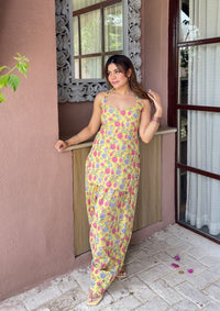 Summer Bloom Halter Neck Farshi Salwar Set