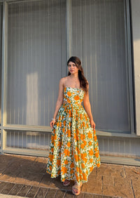 Sunflower Cut out Dress