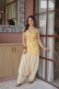 Sarso Phool Farshi Salwar Set